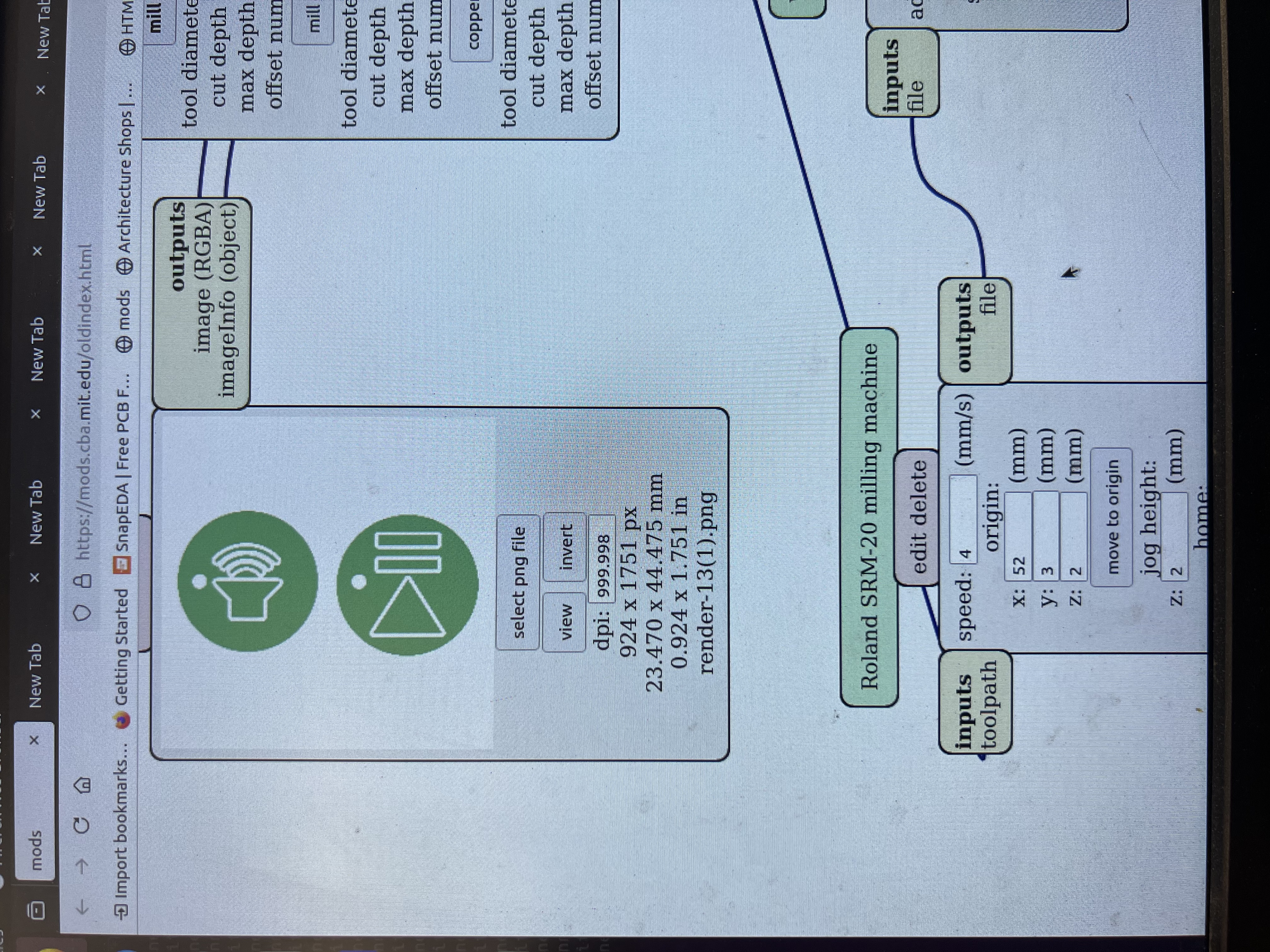 Mods settings for play/pause pad